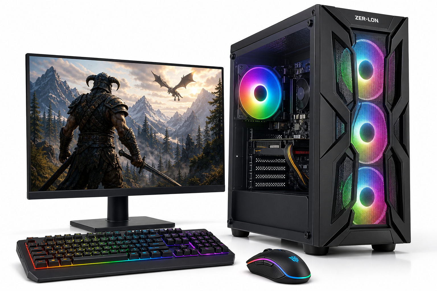 ZER-LON Gaming PC Desktop (Core i5, Radeon R7 350, 16GB RAM, 512GB SSD) Review: Entry-Level Gaming and Everyday Power on a Budget