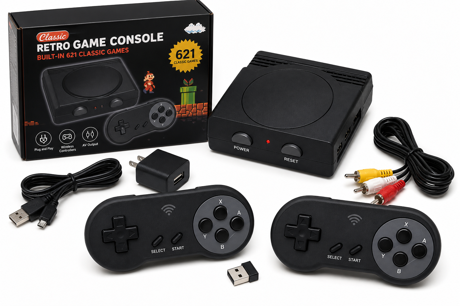 Classic Retro Game Console (621 Games) Review: Simple Nostalgia in a Plug‑and‑Play Box