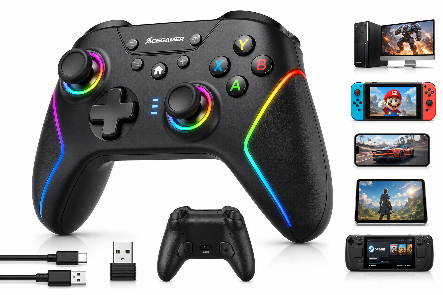 AceGamer Aurora II Wireless Controller Review: Feature‑Rich Budget Gamepad with Hall-Effect Sticks