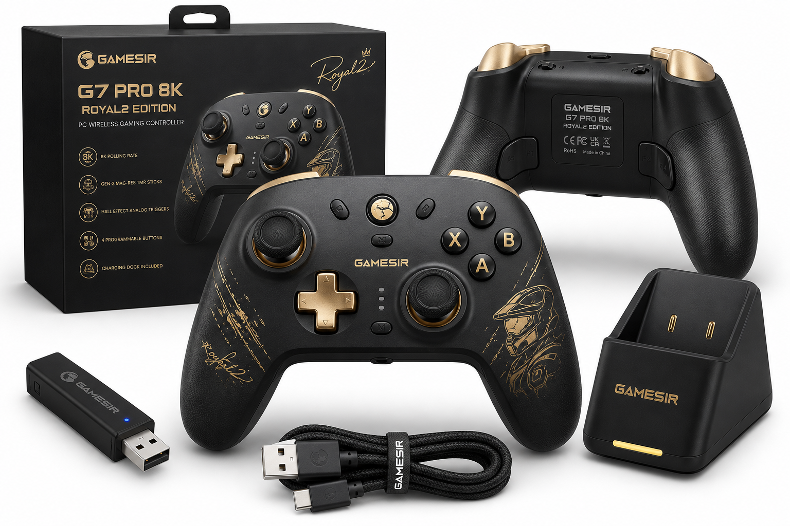 GameSir G7 Pro 8K PC Wireless Gaming Controller (Royal2 Edition) Review: Built for Competitive FPS on PC