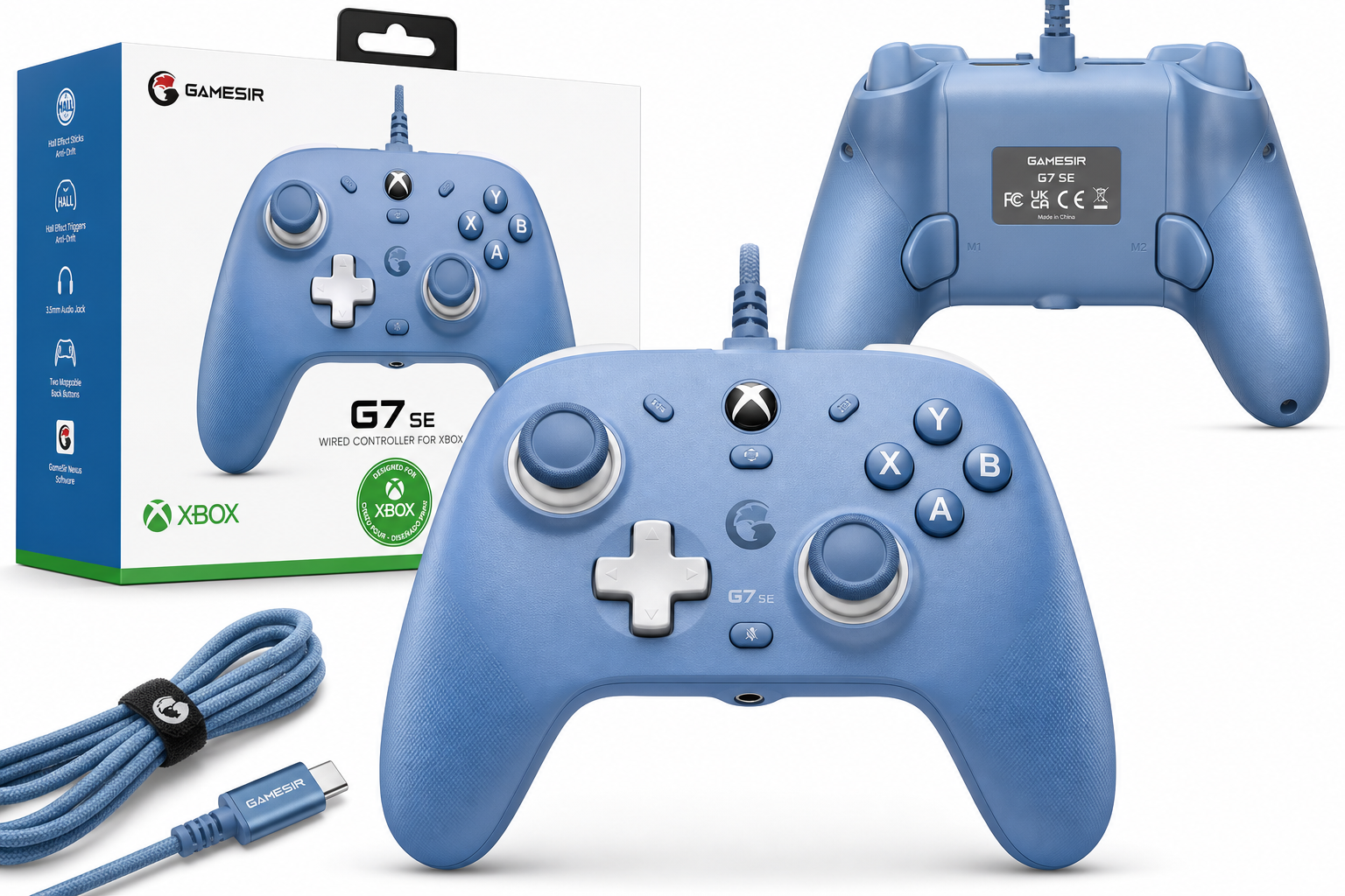 GameSir G7 SE Blue Wired Xbox Controller Review: Anti-Drift Precision on a Budget