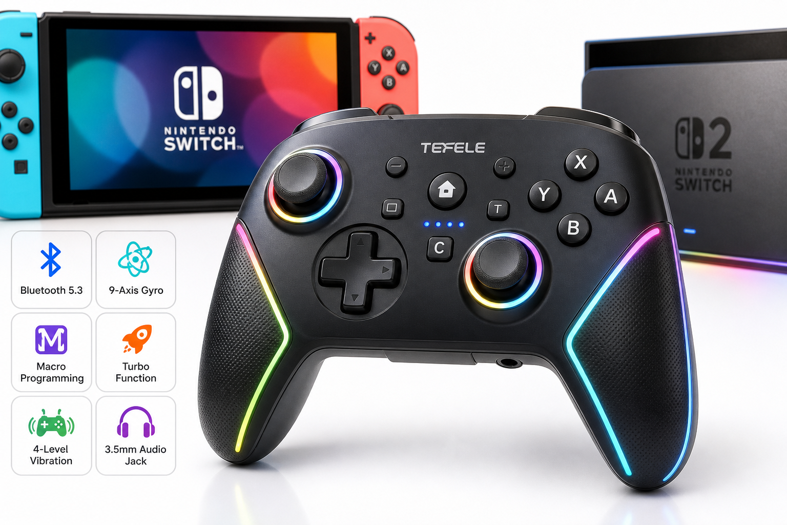 TEFELE TFEFLE Switch 2 Wireless Pro Gamepad Review: A Feature‑Rich Alternative for Nintendo Switch and PC Gamers