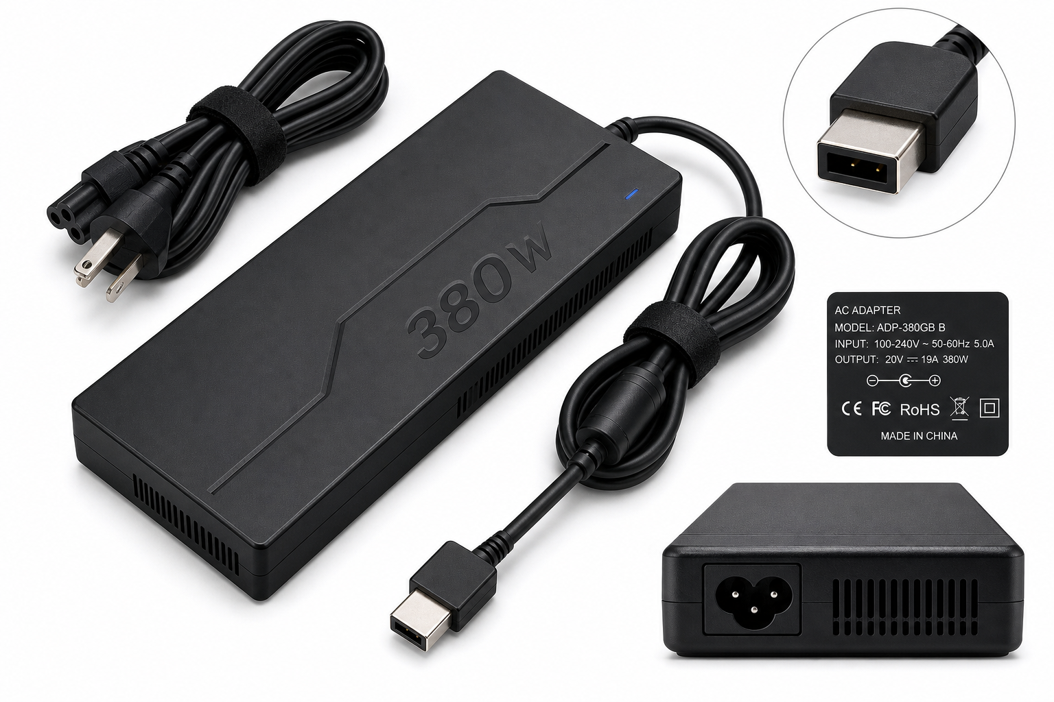 380W GaN Slim Gaming Laptop Charger for ASUS ROG Strix Scar G18 (2025): Compact Power for Flagship RTX 50‑Series Laptops