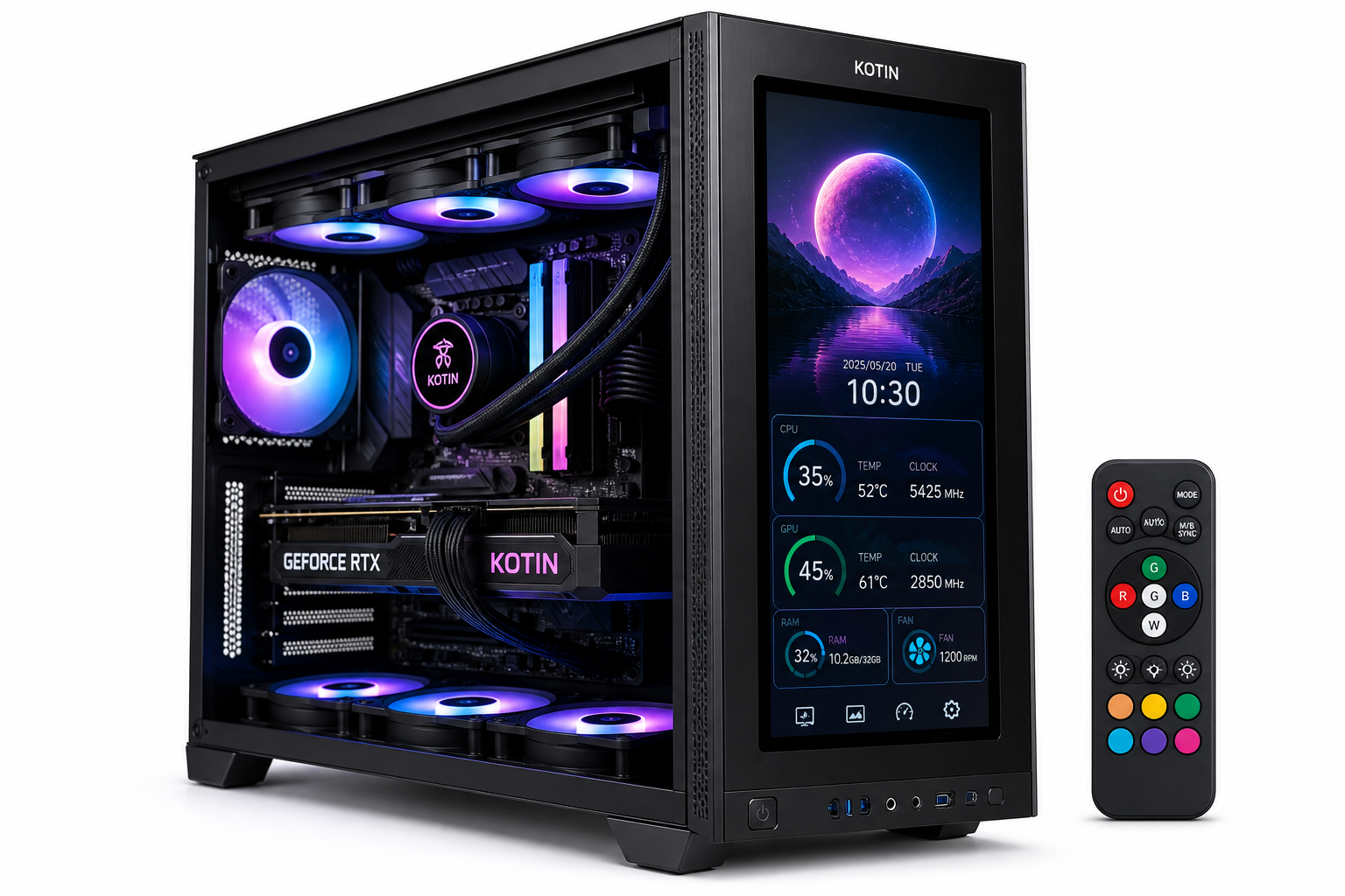 KOTIN Prebuilt Gaming PC Review: RTX 5070 Powerhouse with Smart Display and 1440p–4K Ambitions