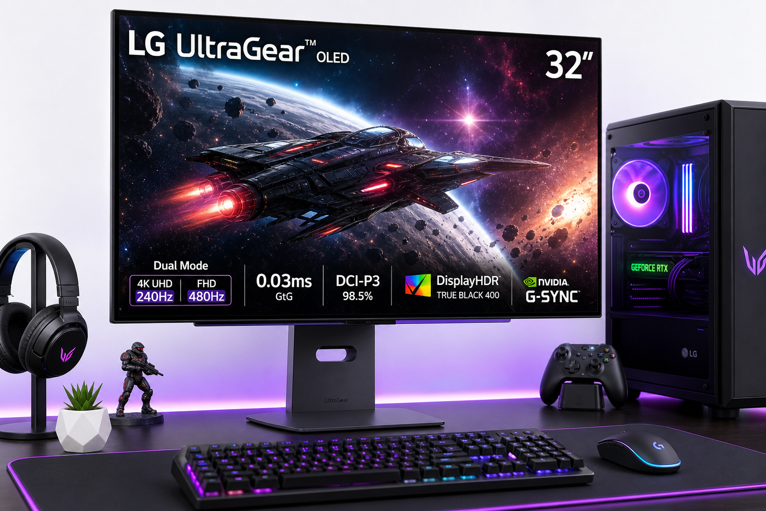 LG 32GS95UE UltraGear 32-inch OLED Gaming Monitor Review: Dual-Mode Speed Meets 4K Clarity