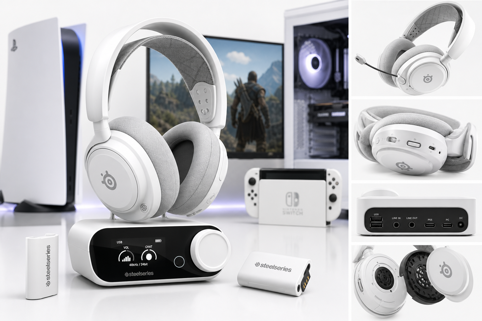 SteelSeries Arctis Nova Pro Wireless (White) Review: Premium Multi‑System Gaming Headset with ANC and Hot‑Swap Power