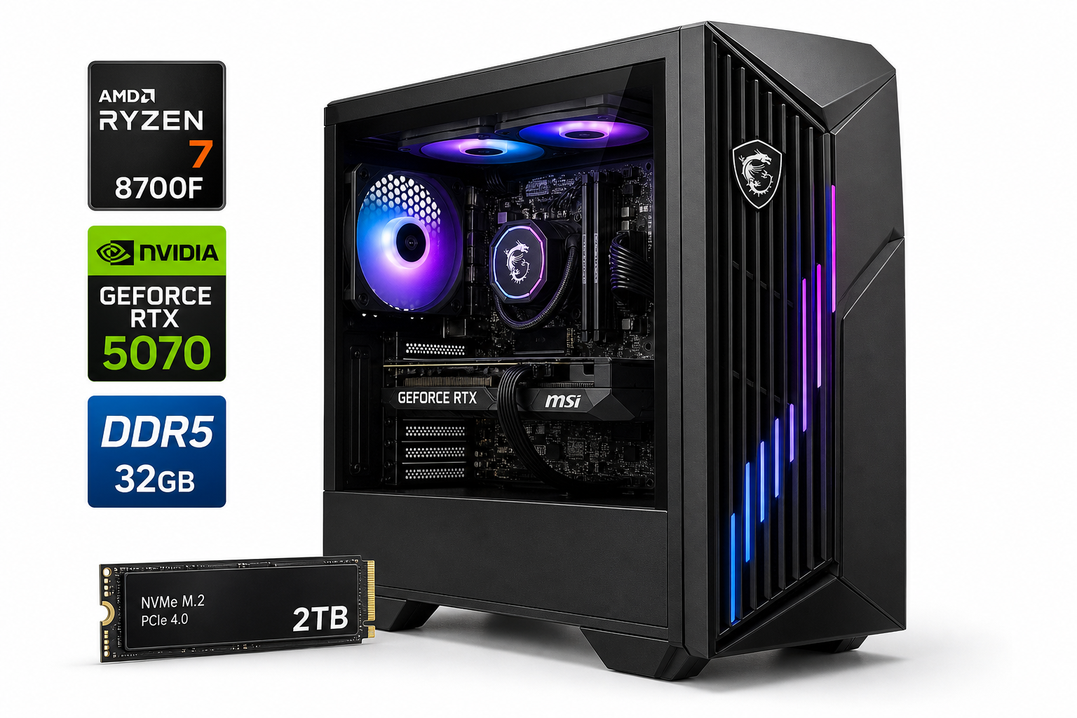MSI Codex Z2 (A8NVP-436US) Review: A Ready-to-Play 1440p Gaming Desktop with RTX 5070 Power