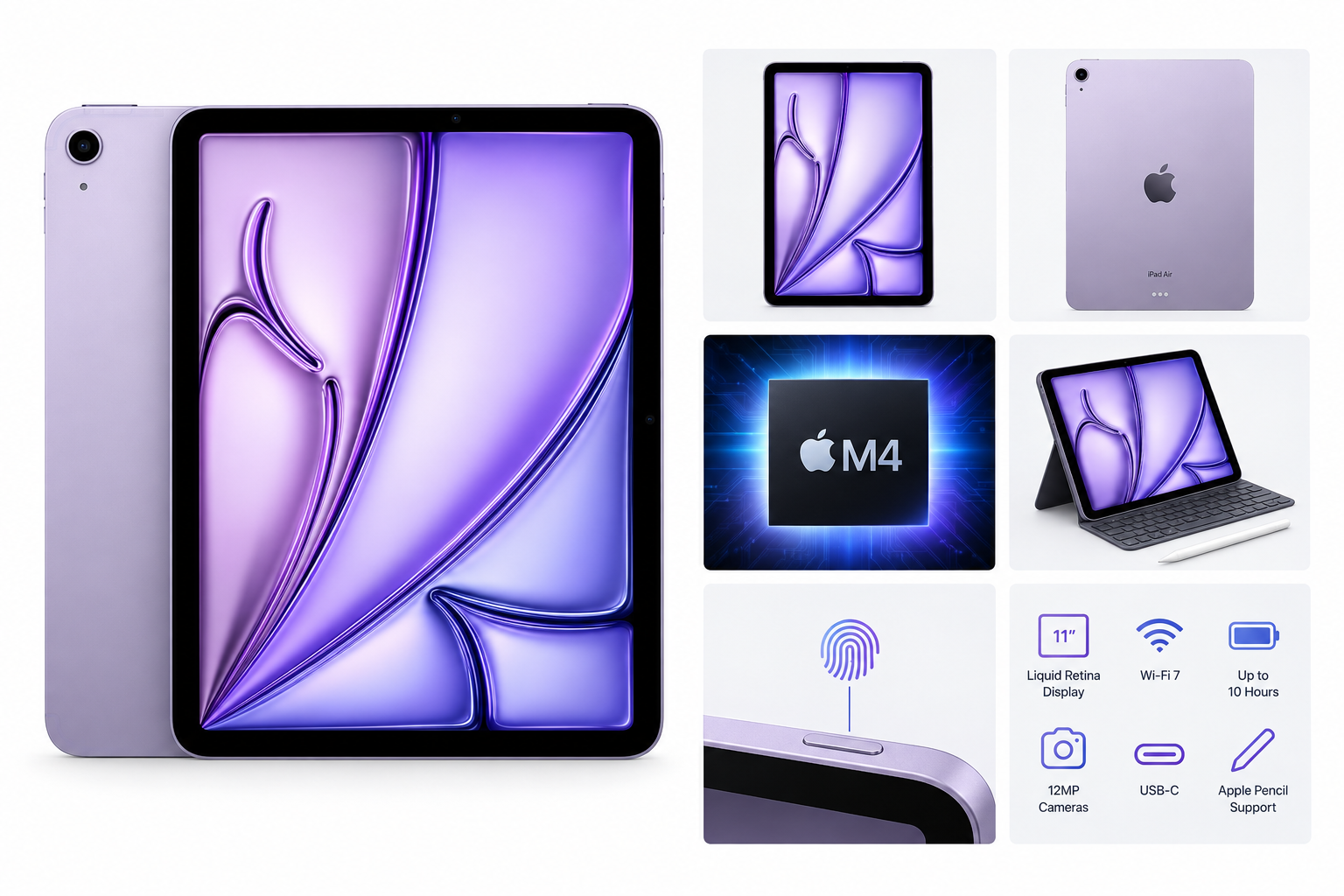 [Apple iPad Air 11-inch (M4), 256GB, Wi-Fi — Purple](https://www.amazon.com/dp/B0GQV9ZGKL): Comprehensive Review