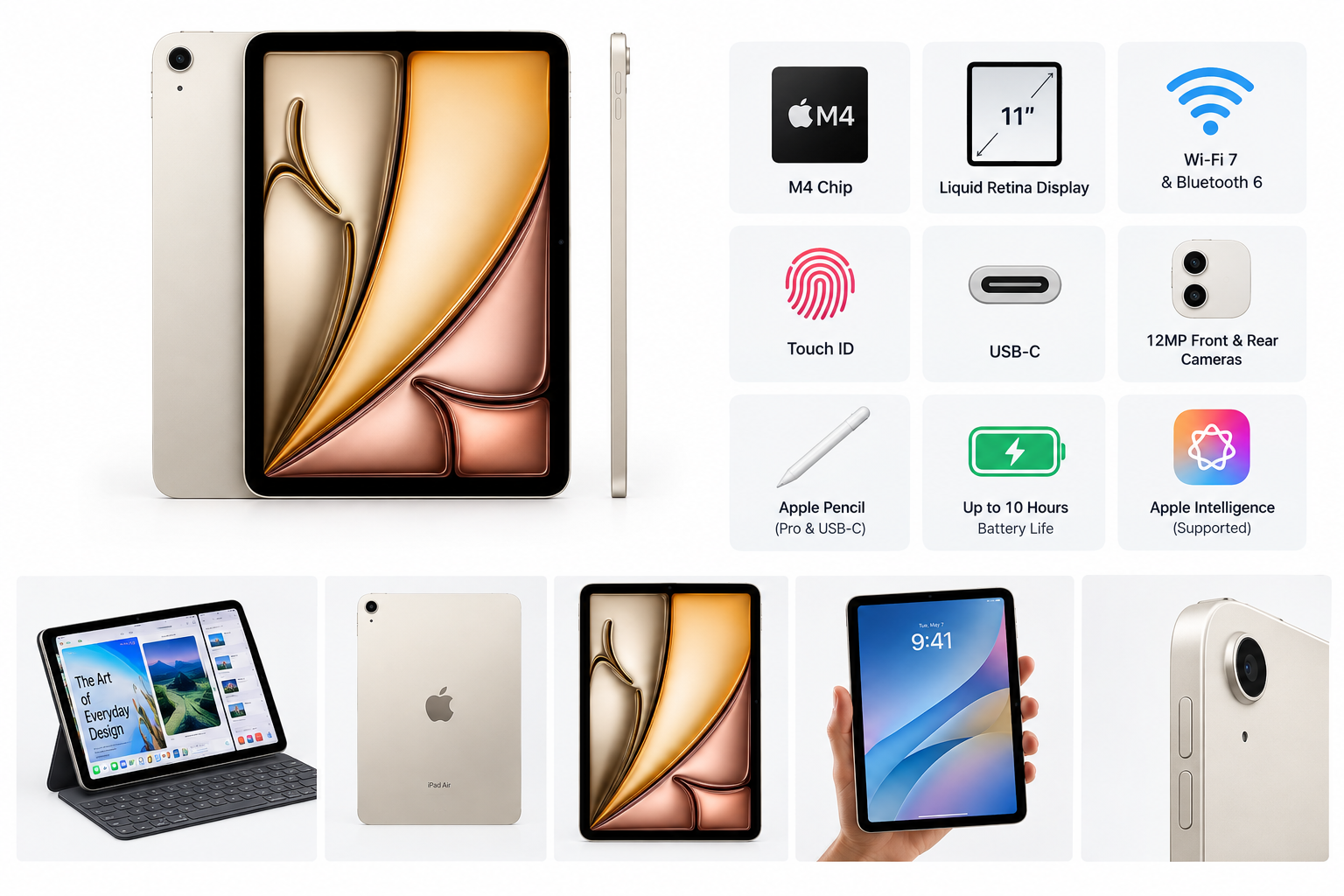 Apple iPad Air 11-inch (M4) Review: A Powerful, Portable Tablet for Work and Creativity