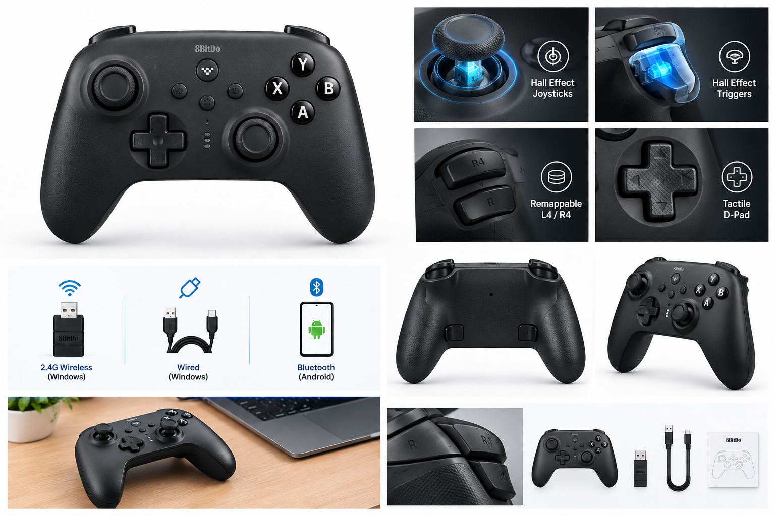 8BitDo Ultimate 2C Wireless Controller Review: Low-Latency PC Gaming with Hall Effect Controls