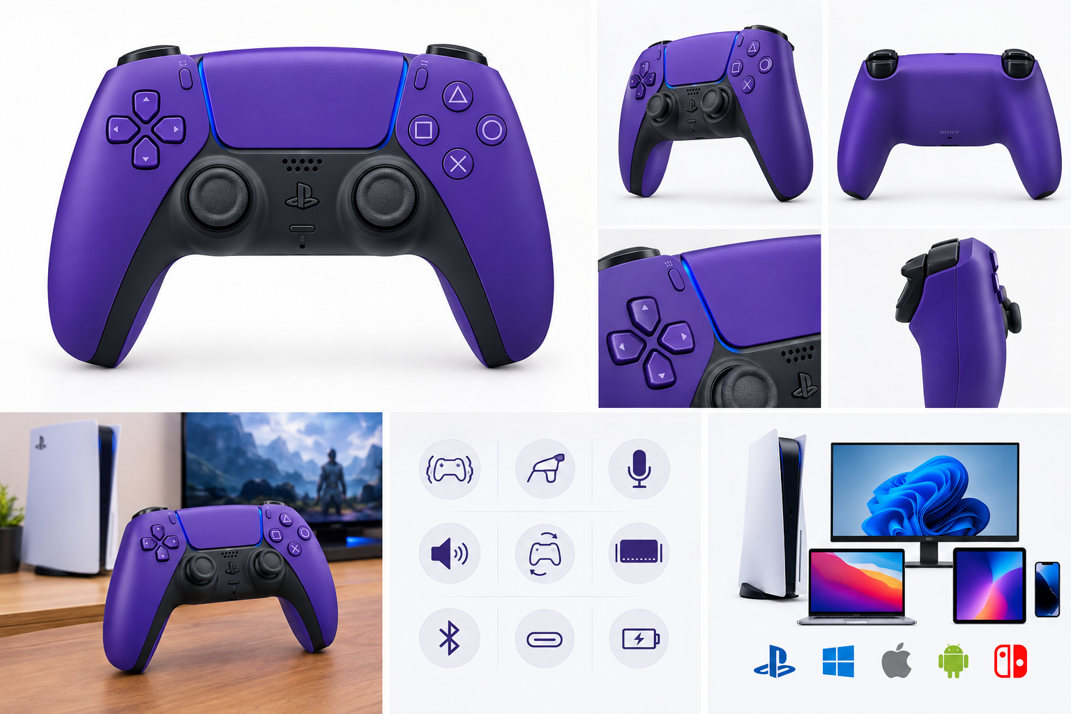 [PlayStation DualSense Wireless Controller – Galactic Purple](https://www.amazon.com/dp/B0FY6PBWWJ): Review